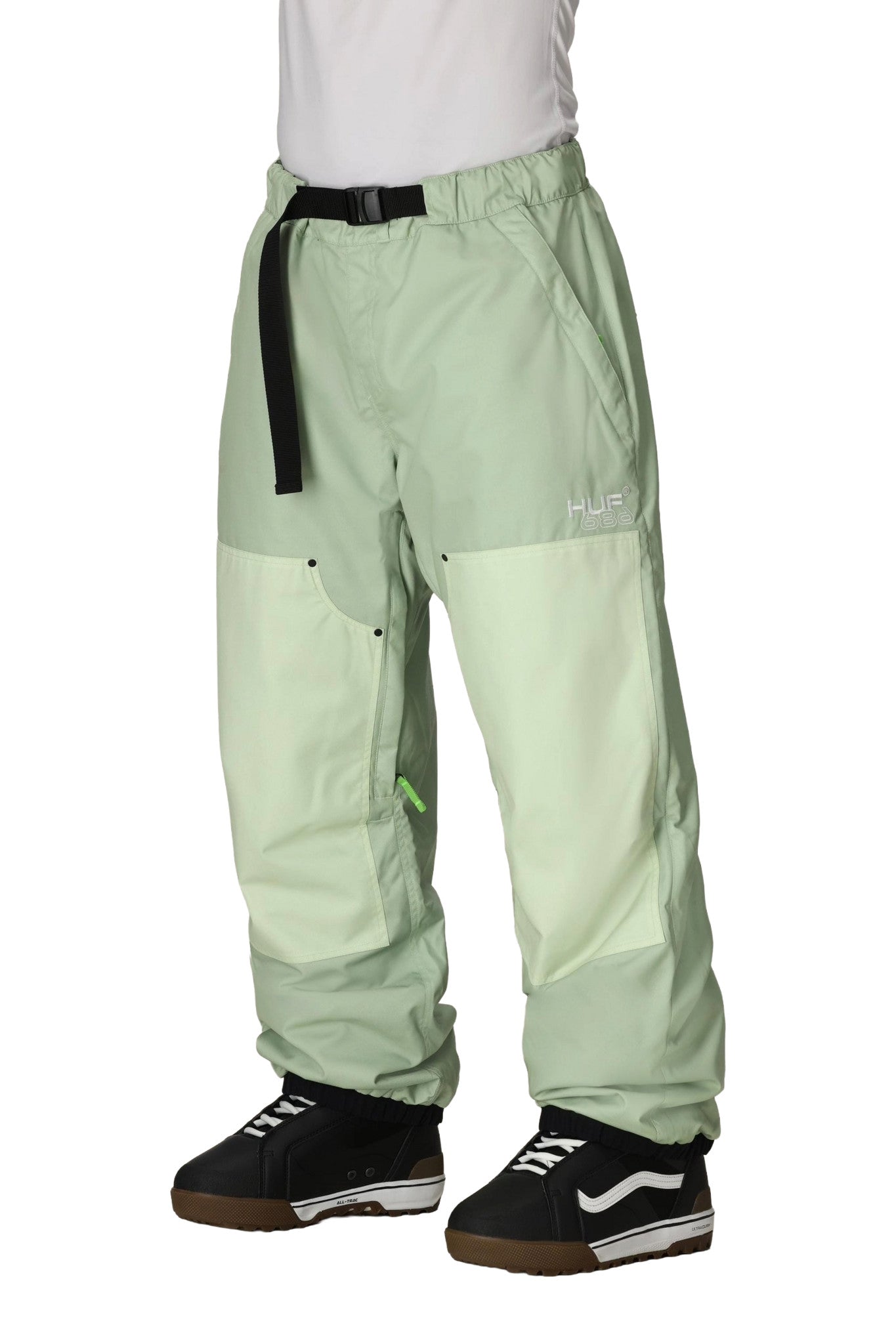 2026 686 x HUF DOUBLE H PANT GRN CLRBLK