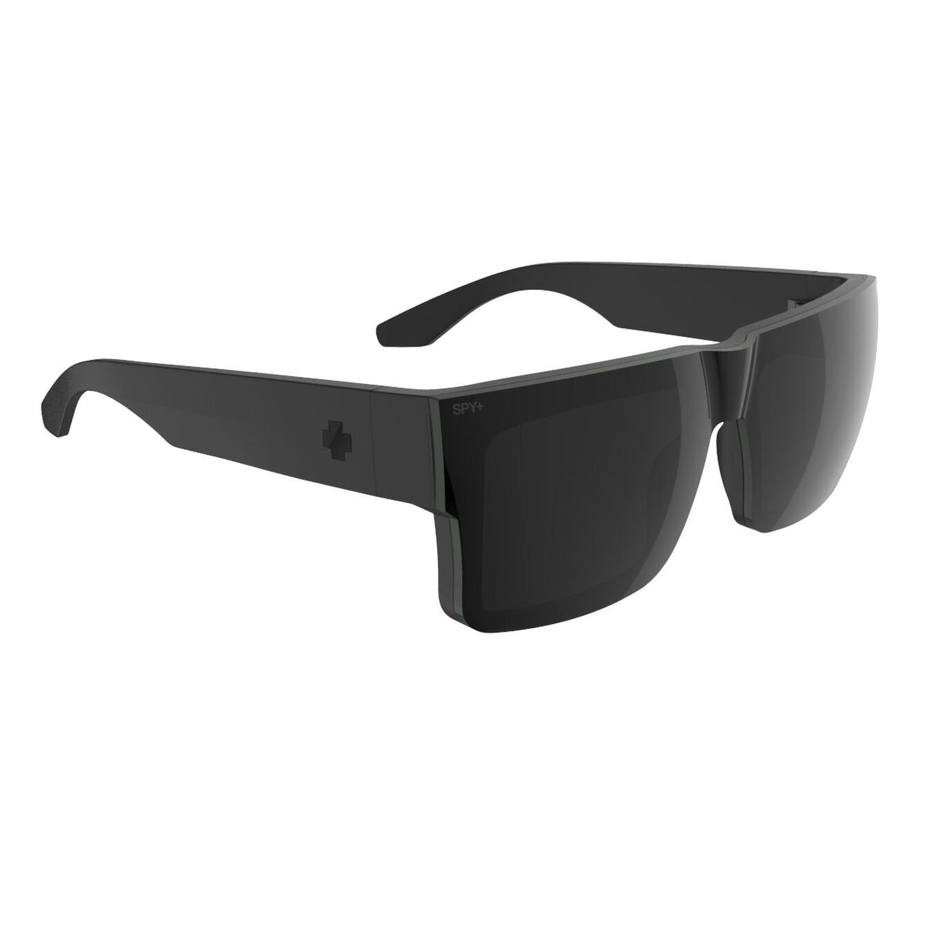 SPY CYRUS SWITCH MATTE BLACK SUNGLASSES w/ HAPPY GRY GRN PNK MRR