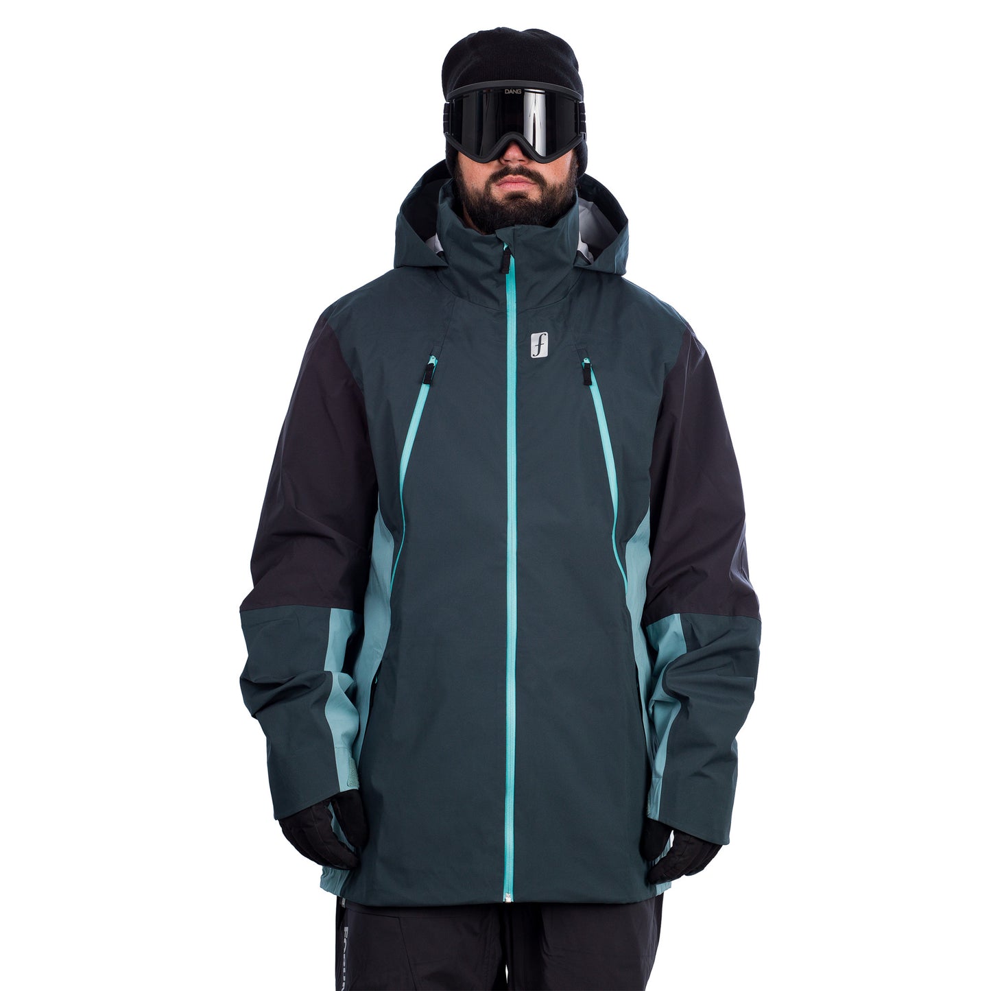 2026 FORUM 3-LAYER All-MOUNTAIN JACKET DEEP OCEAN/MARINE/BLACK