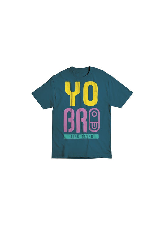 2023 AIRBLASTER YO BRO SS TEE DEEP OCEAN