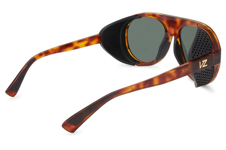 VONZIPPER ESKER VNTG TORT SUNGLASSES w/ VNTG GRY LENS