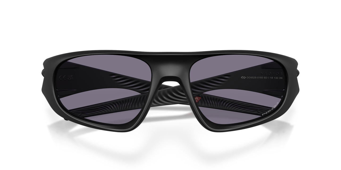 OAKLEY NEOFORMA MATTE BLACK SUNGLASSES w/ PRIZM GREY
