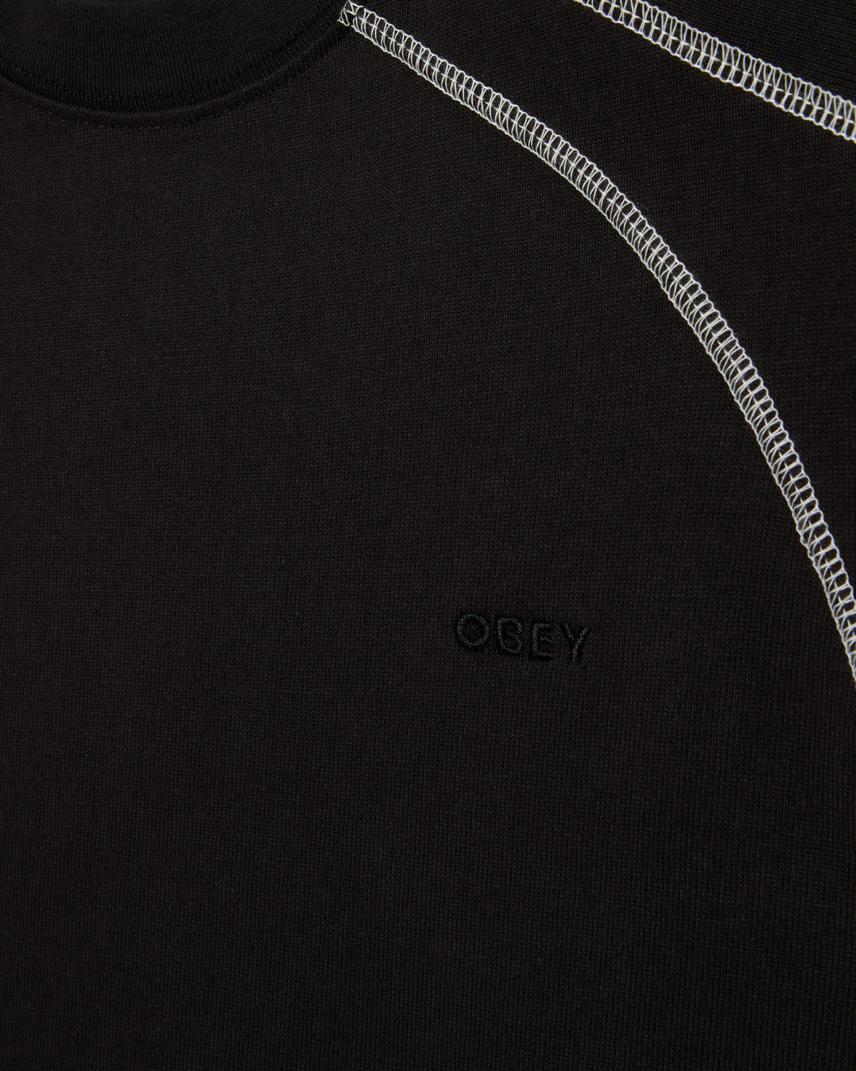 OBEY MENS CONTRAST STITCH SS TEE SP26 (DIB) DIGITAL BLACK