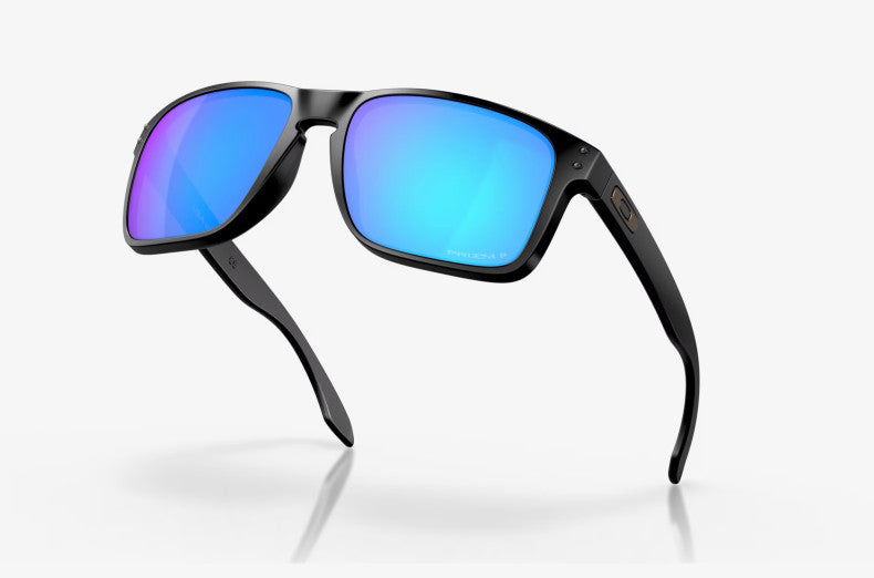 OAKLEY HOLBROOK XL MATTE BLK SUNGLASSES w/ PRIZM SAPPHIRE IRID PLR LENS