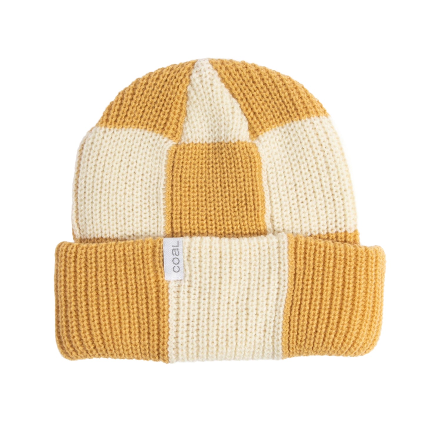 2026 COAL FRENA BAGGY BEANIE KHAKI CHECK