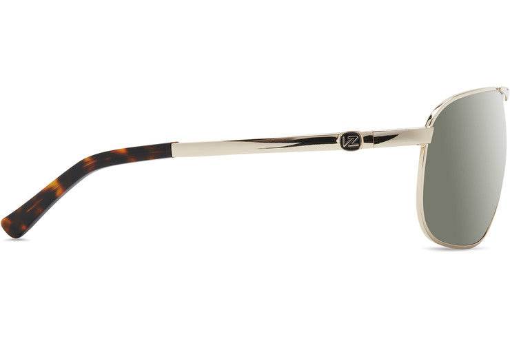 VONZIPPER SKITCH GOLD SUNGLASSES w/ VINTAGE GRY LENS
