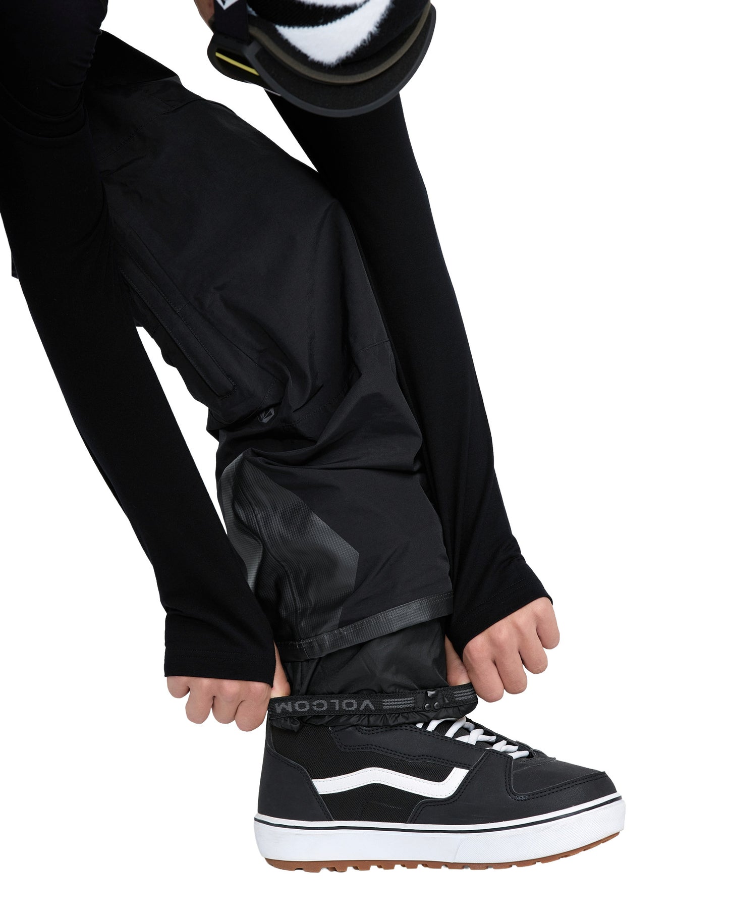 2026 VOLCOM RAIN GORE-TEX BIB OVERALL PANTS (BLK) BLACK
