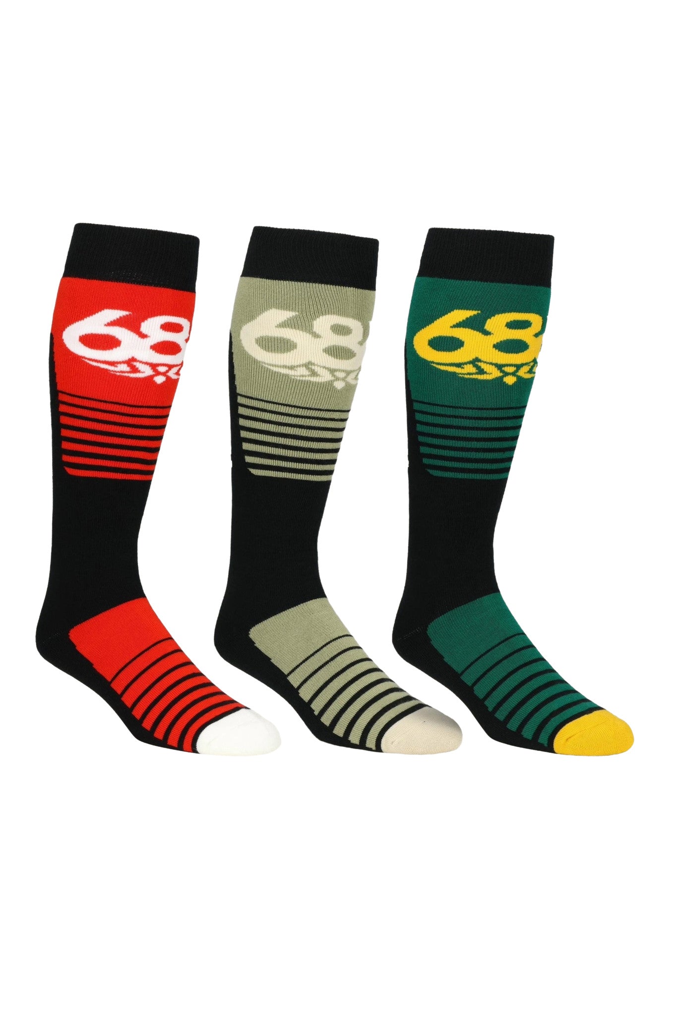 2026 686 MOTO SOCKS - 3 PACK ASSORTED