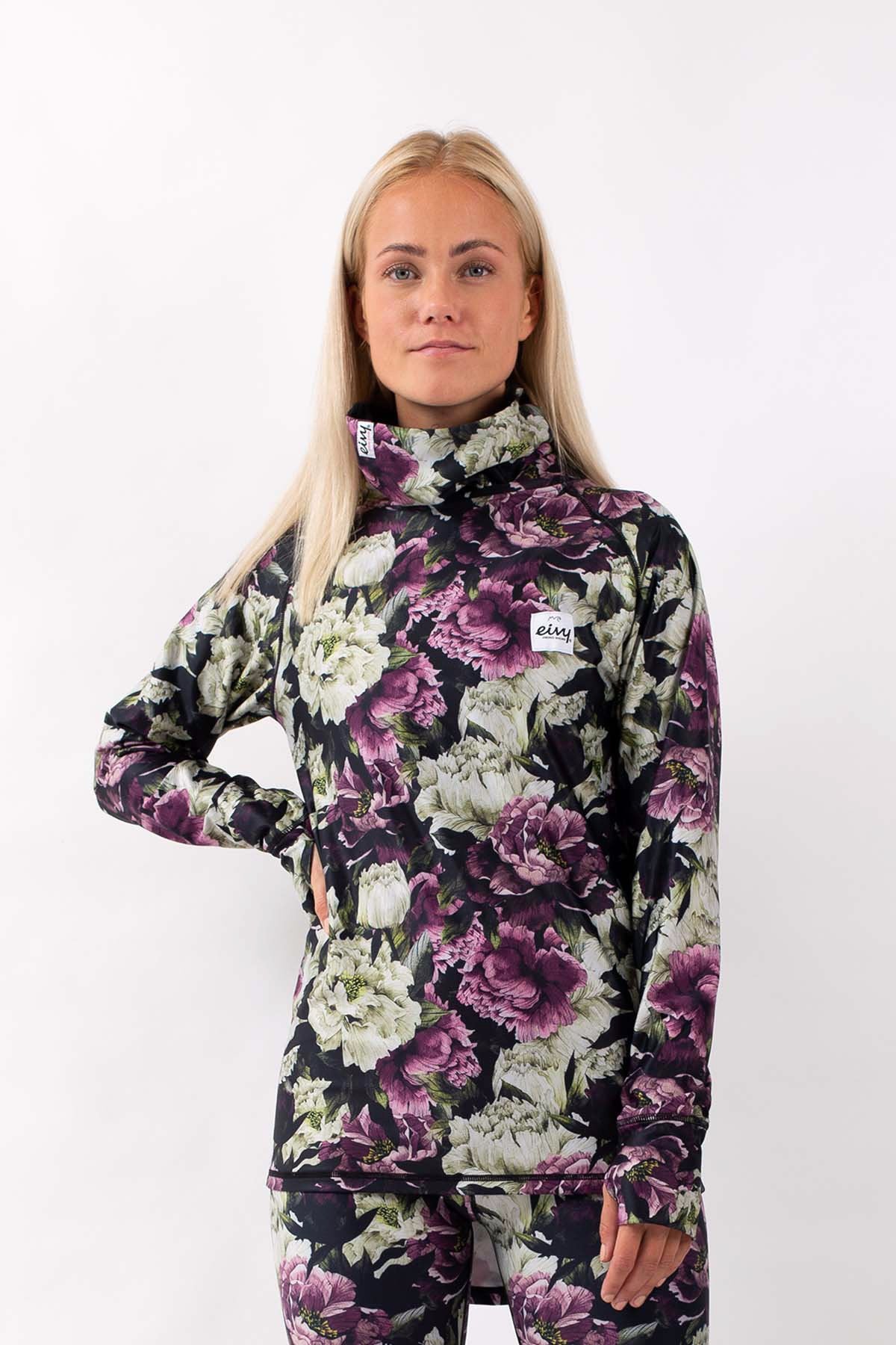 2023 EIVY WMNS ICECOLD GAITER BASE LAYER TOP WINTER BLOOM