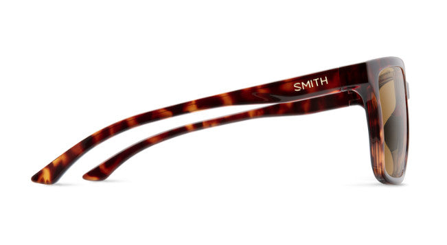 SMITH SHOUTOUT TORT SUNGLASSES w/CP PLR BRWN