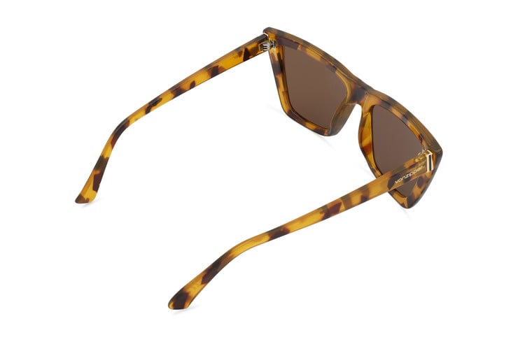 VONZIPPER STILETTA SPOTTED TORT SUNGLASSES w/ BRONZE LENS