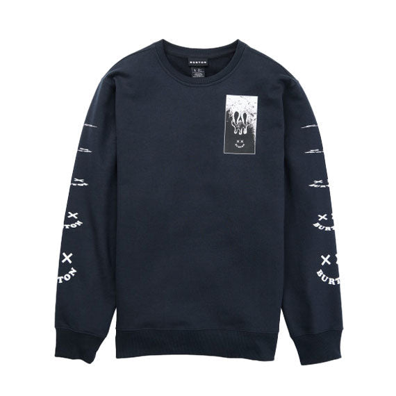 2024 BURTON SKELETON KEY 24 FLEECE CREW TRUE BLACK