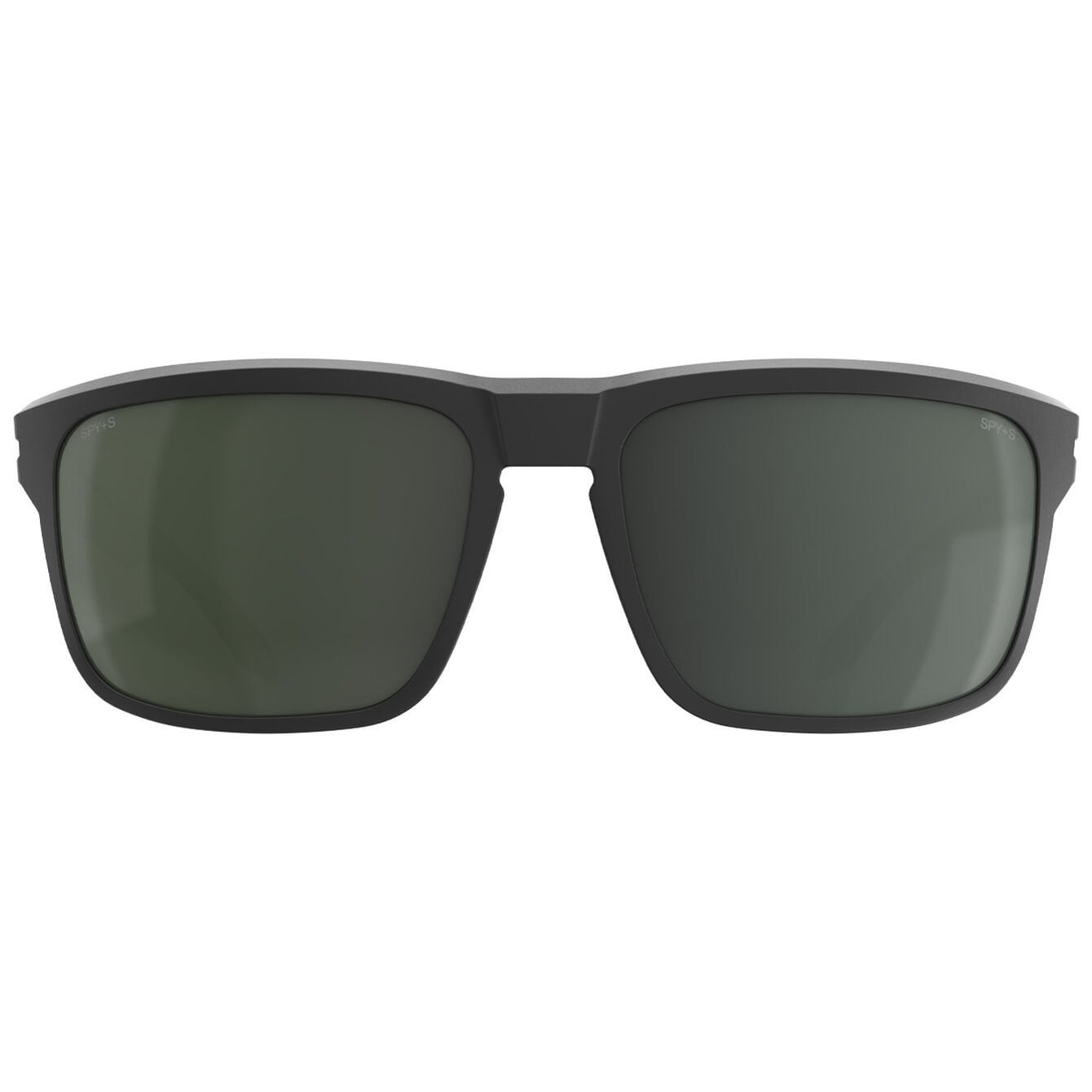 SPY REGION XL ANSI MATTE BLACK SUNGLASSES w/ HAPPY GRY GRN PLR