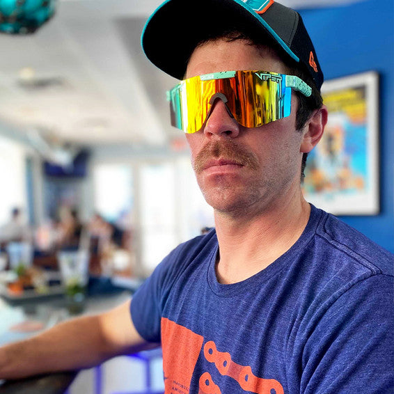 PIT VIPER THE POSEIDON DOUBLE WIDE POLARIZED SUNGLASSES