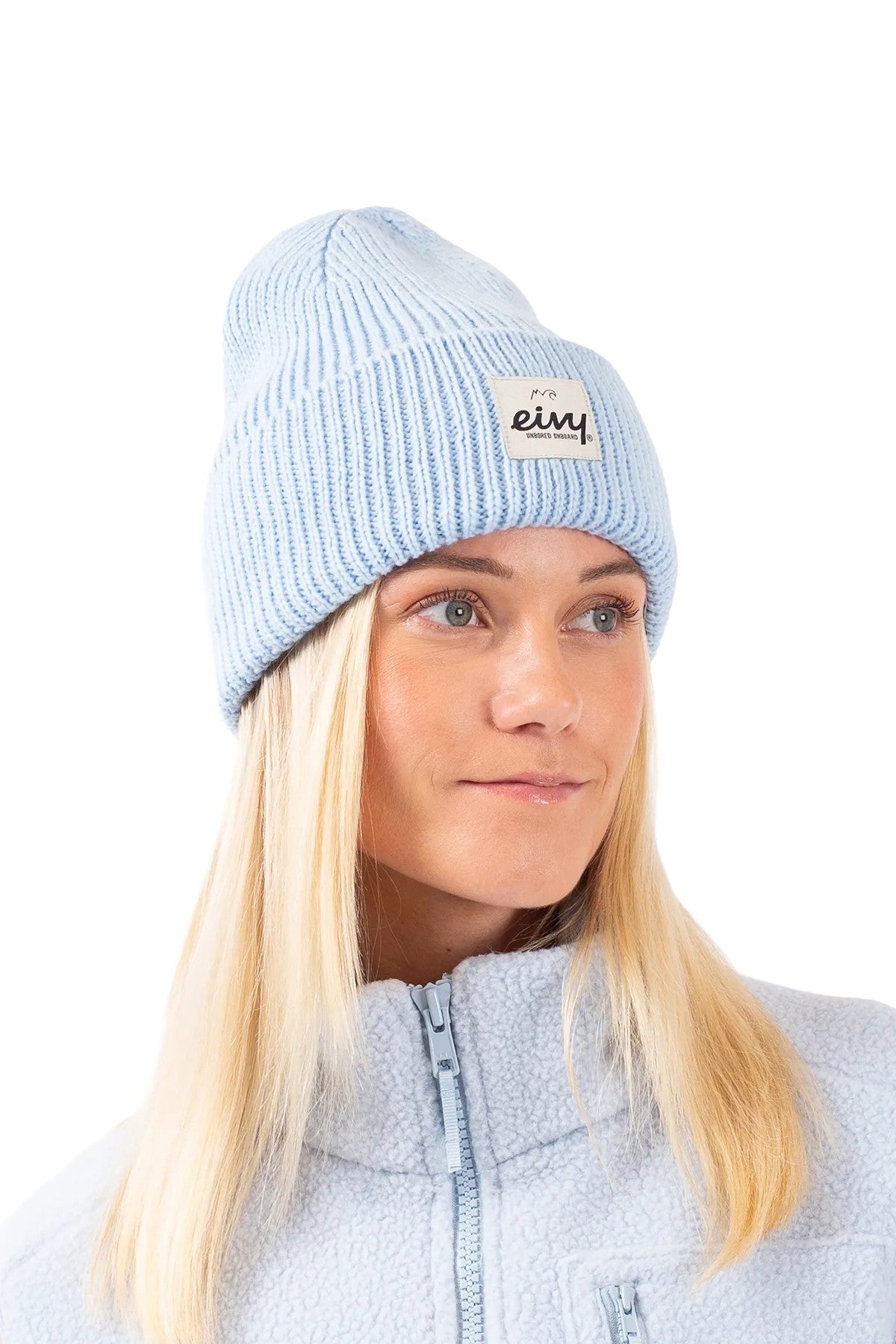 2025 EIVY WMNS EASTER RIB WOOL BEANIE FADED FOG