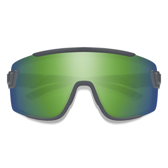SMITH WILDCAT MATTE CMT SUNGLASSES W/PC GRN MIR