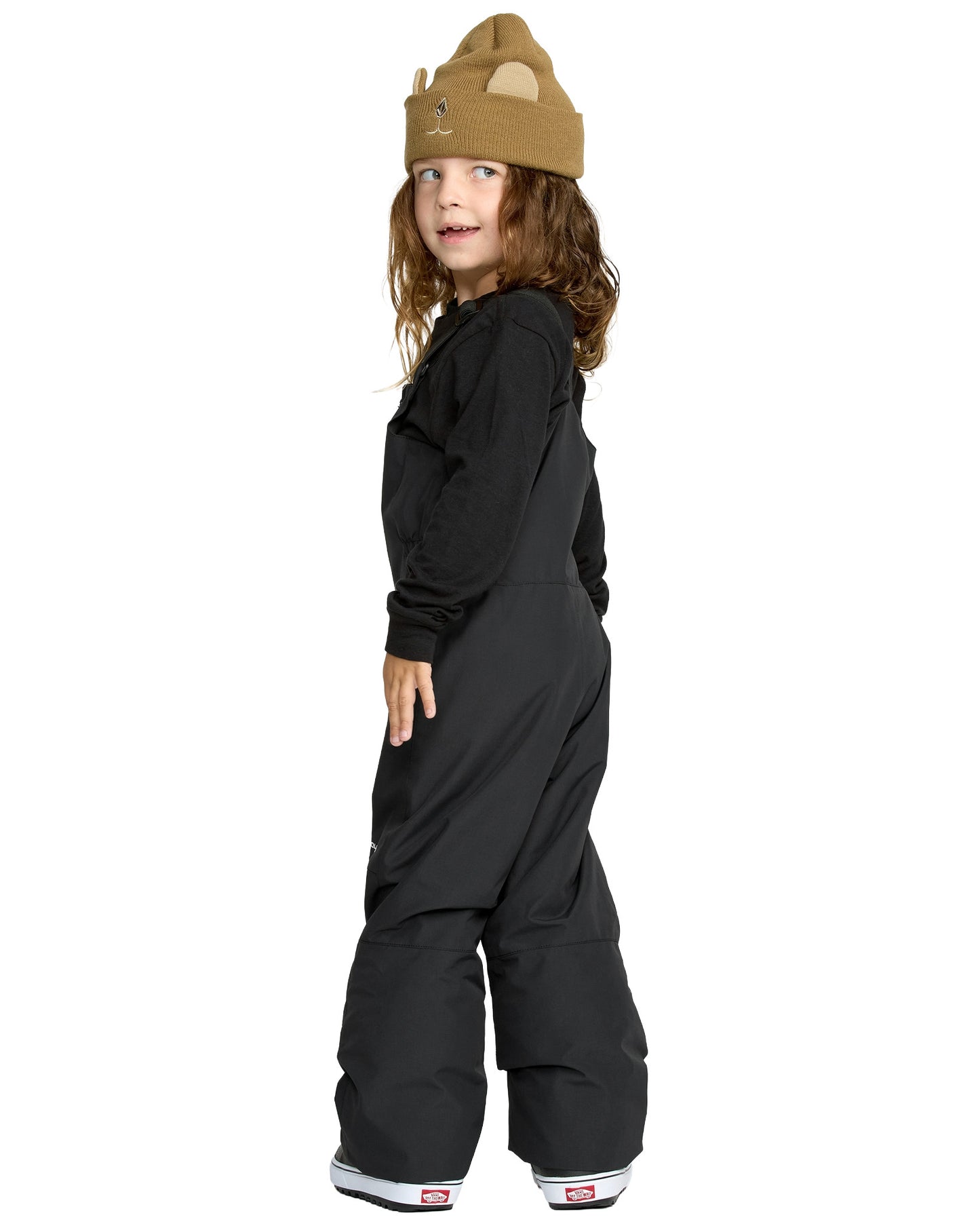 2026 VOLCOM LITTLE KIDS FLURRY INSULATED BIB PANTS BLACK