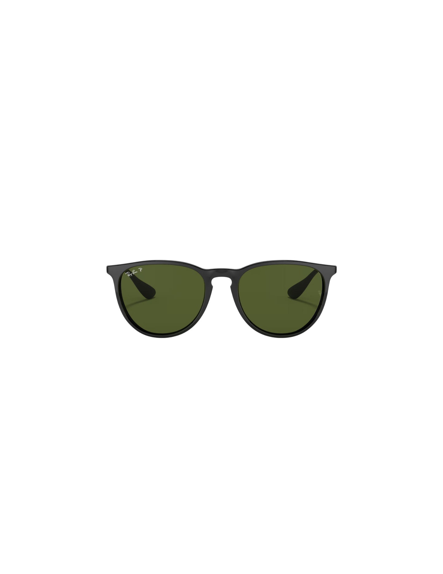 RAY-BAN ERIKA SUNGLASSES BLACK w/ GREEN