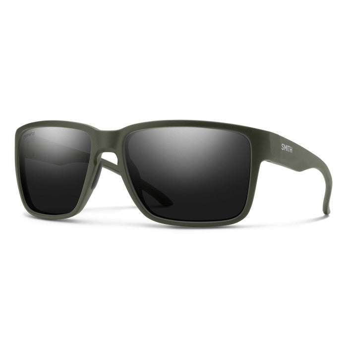 SMITH EMERGE MATTE MOSS SUNGLASSES w/ CP PLR BLK