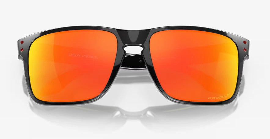 OAKLEY HOLBROOK XL BLACK INK SUNGLASSES w/ PRIZM RUBY POLAR