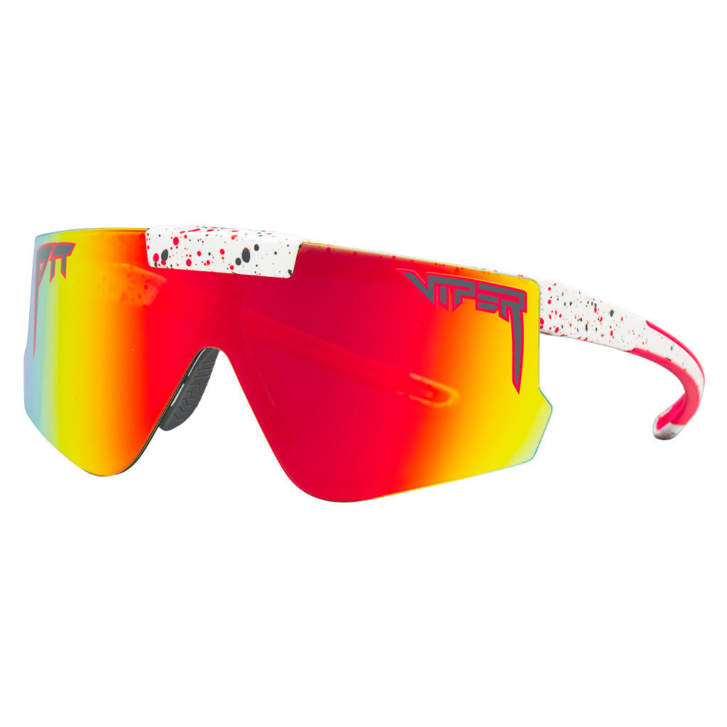 PLX PIT VIPER THE FLIP-OFFS HEATER SUNGLASSES w/HDPV POLAR RED