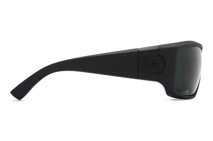 VONZIPPER CLUTCH SATIN BLACK SUNGLASSES w/ GRY LENS