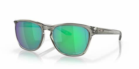 OAKLEY MANORBURN GREY INK SUNGLASSES w/ PRIZM JADE LENS