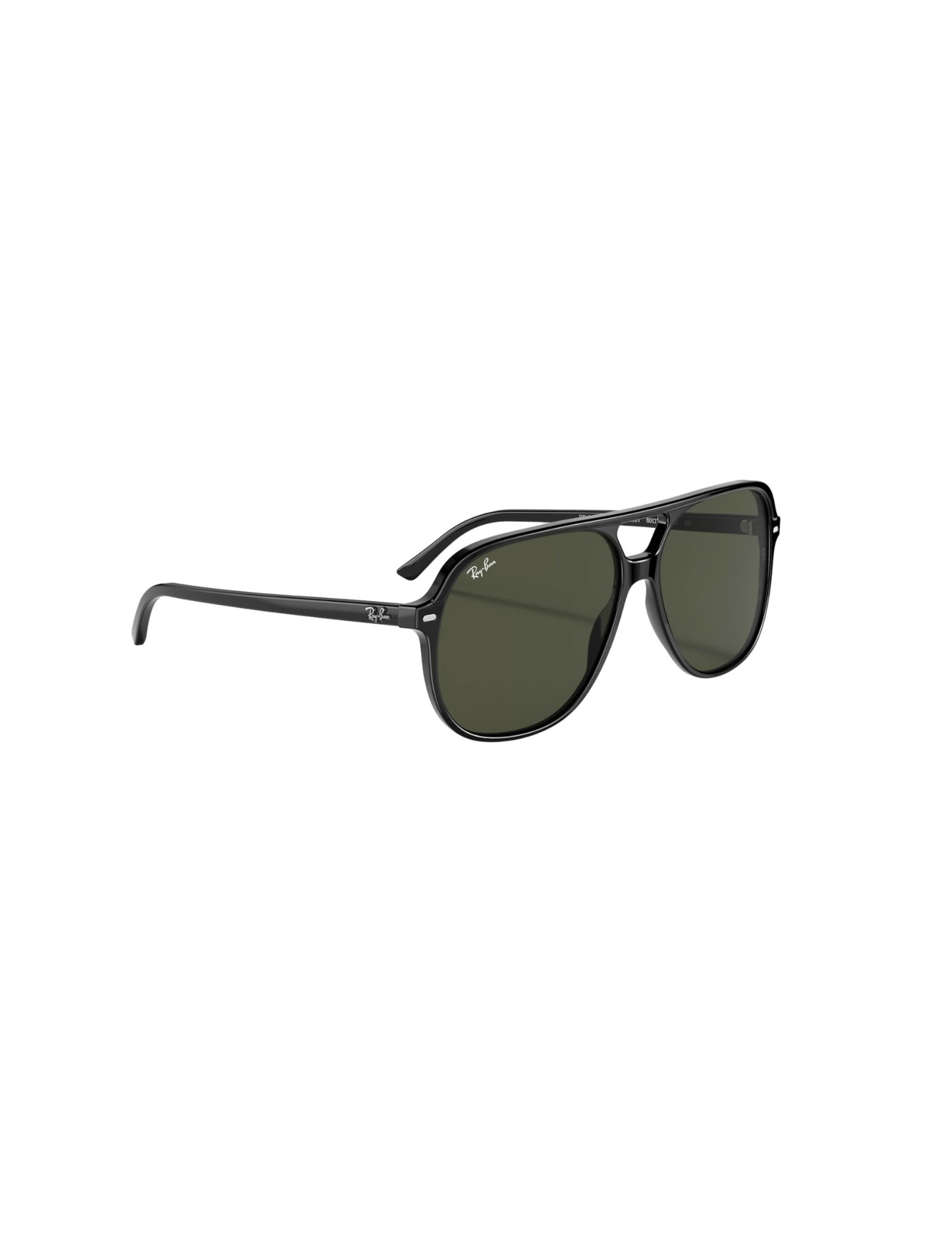 RAY-BAN BILL SUNGLASSES BLACK w/ GREEN