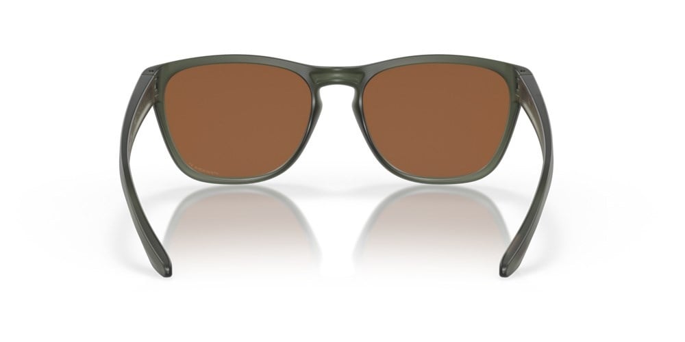 OAKLEY MANORBURN MATTE OLIVE INK SUNGLASSES w/ PRIZM TUNG PLR LENS