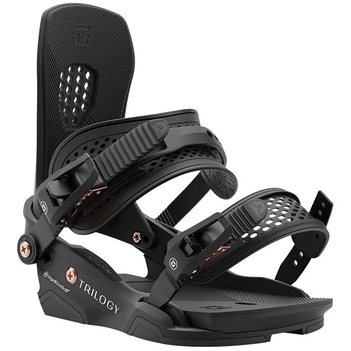 2025 UNION WMNS TRILOGY SNOWBOARD BINDINGS BLACK