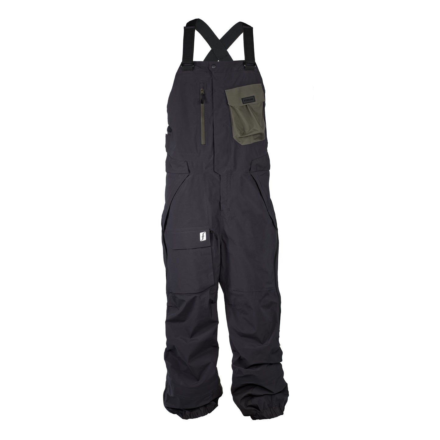 2026 FORUM 3-LAYER BACKCOUNTRY BIB BLACK