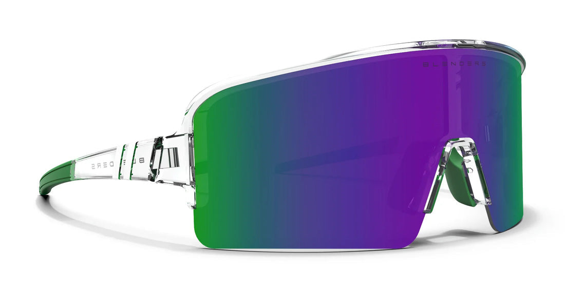 BLENDERS ECLIPSE X2 SUNGLASSES ADVENTURELAND w/ CLEAR / GREEN POLAR