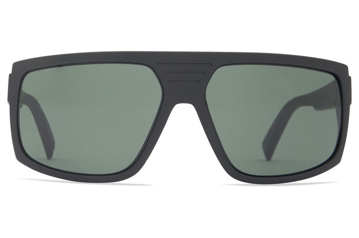 VONZIPPER QUAZZI BLACK SATIN SUNGLASSES/ GRY LENS