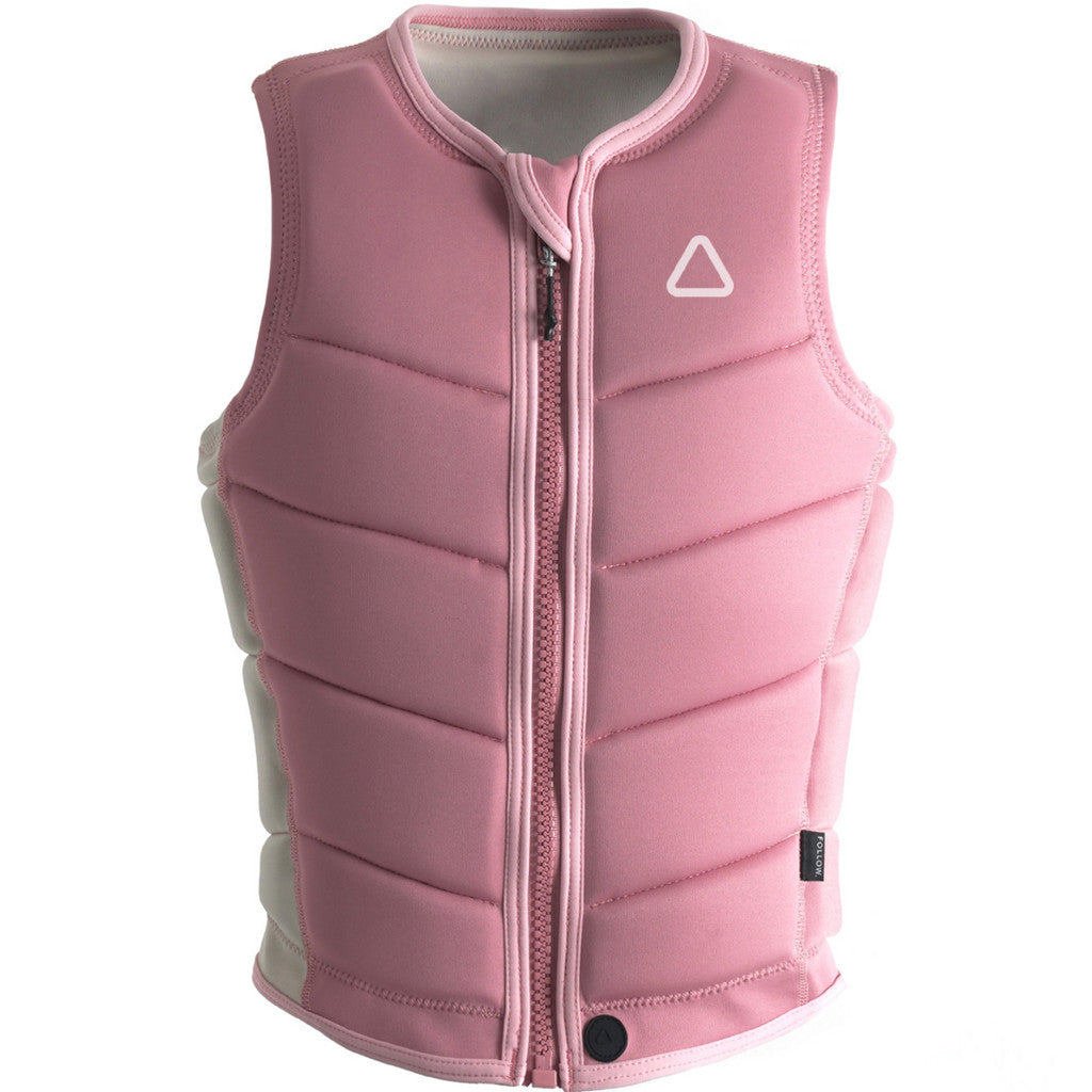 2024 FOLLOW WMNS CORP VEST PASTEL PINK