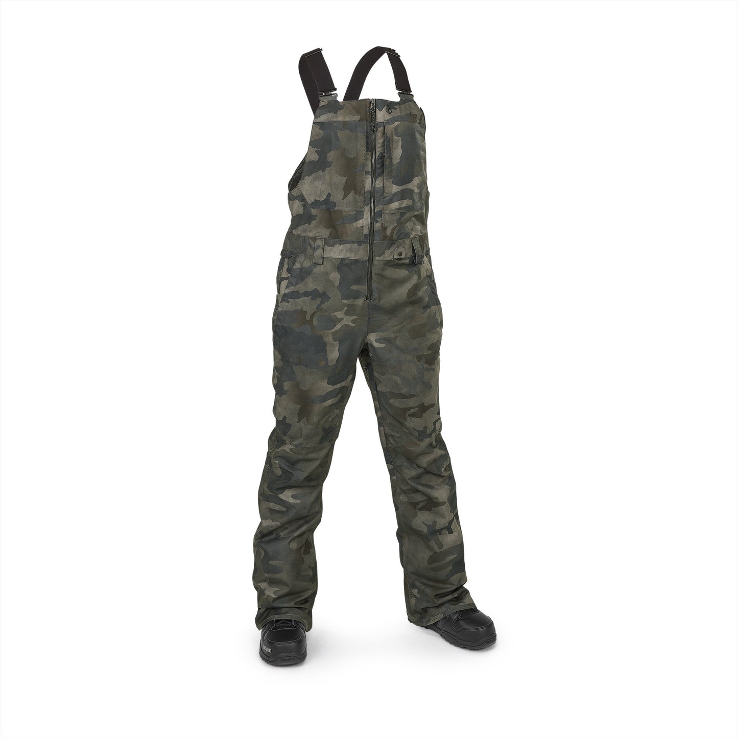 2024 VOLCOM WMNS SWIFT BIB OVERALL PANT CLOUDWASH CAMO