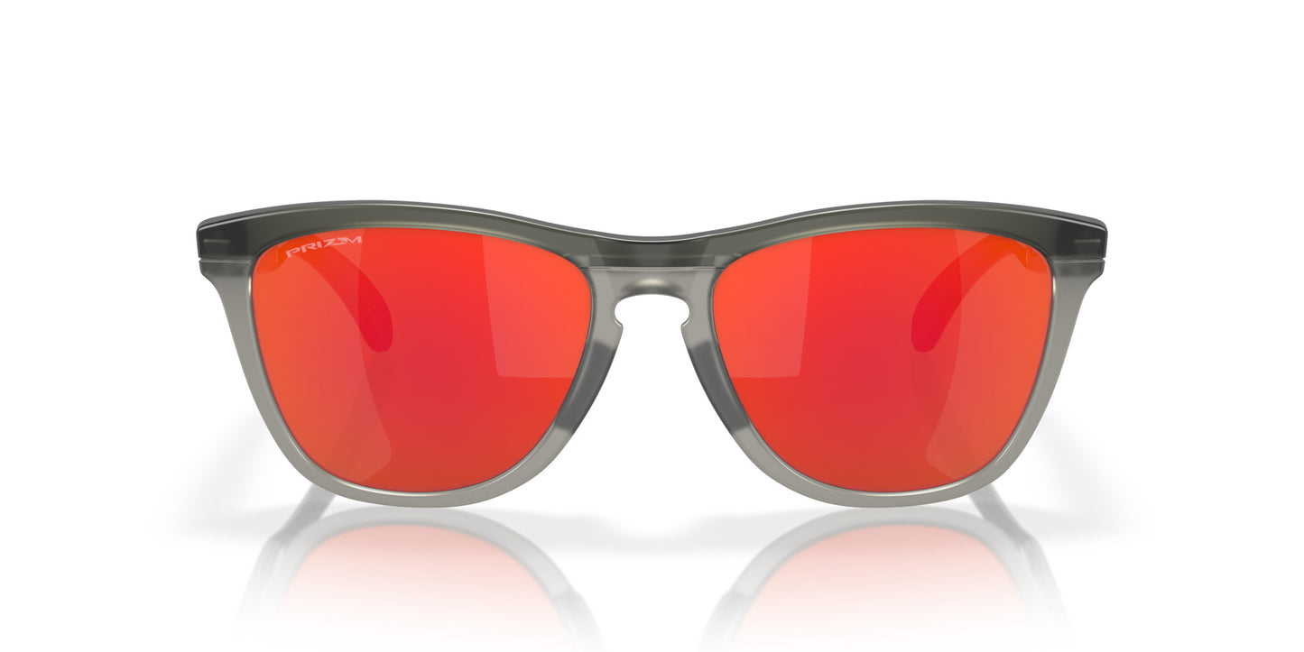 OAKLEY FROGSKINS RANGE GREY SMOKE SUNGLASSES w/ PRIZM RUBY