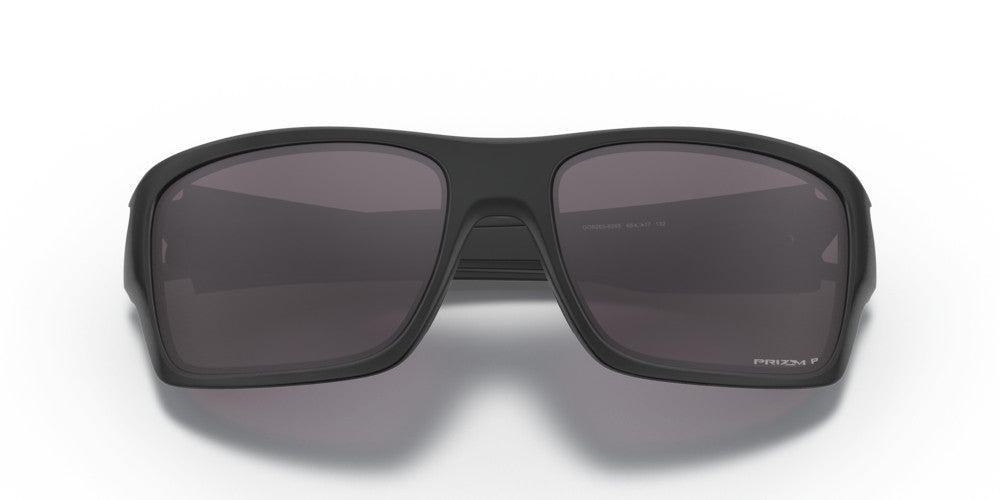 OAKLEY TURBINE MATTE BLK SUNGLASSES w/ PRIZM GRY PLR LENS