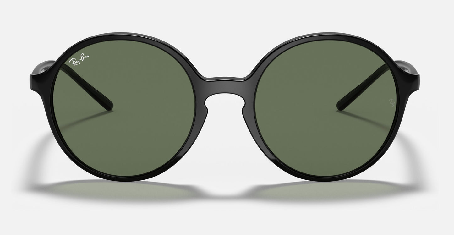 RAY-BAN RB4304 SUNGLASSES BLACK w/ DARK GRN
