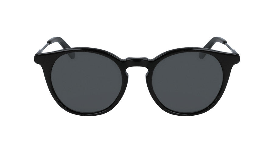 DRAGON HYPE SHINY BLACK SUNGLASSES w/ LL SMK PLR LENS