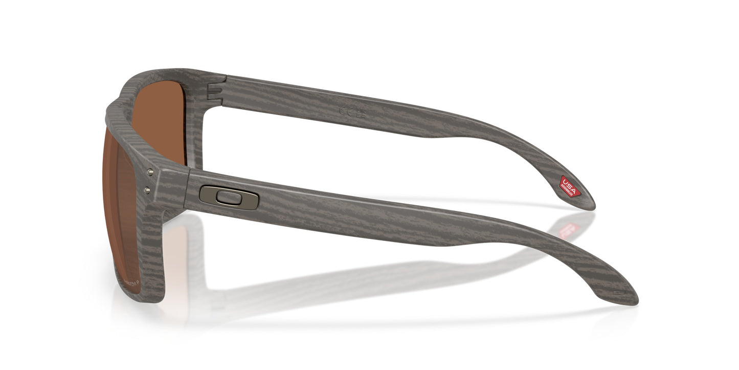 OAKLEY HOLBROOK XXL WOODGRAIN SUNGLASSES w/ PRIZM TNGSTN PLR