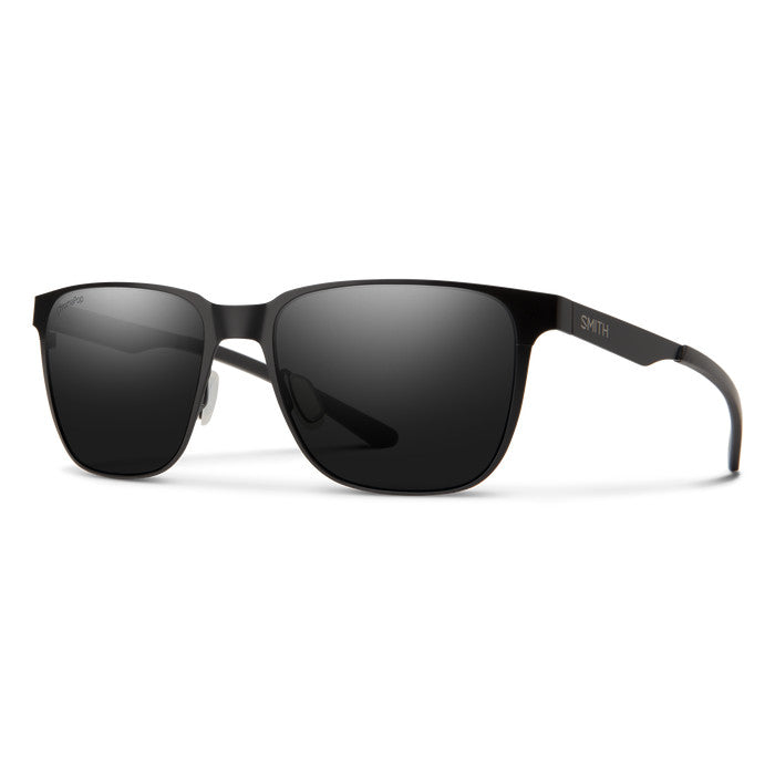 SMITH LOWDOWN METAL MATTE BLK SUNGLASSES w/ CP PLR BLK