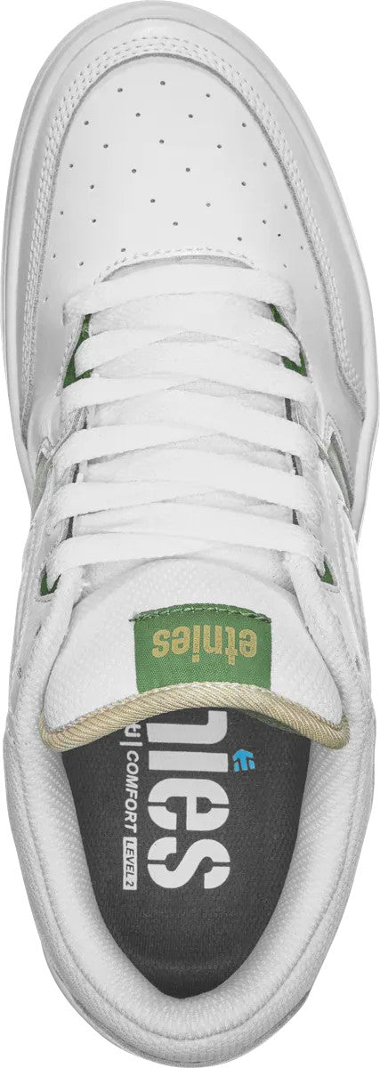 ETNIES MENS LOOT SHOE HO25 WHITE/GREEN