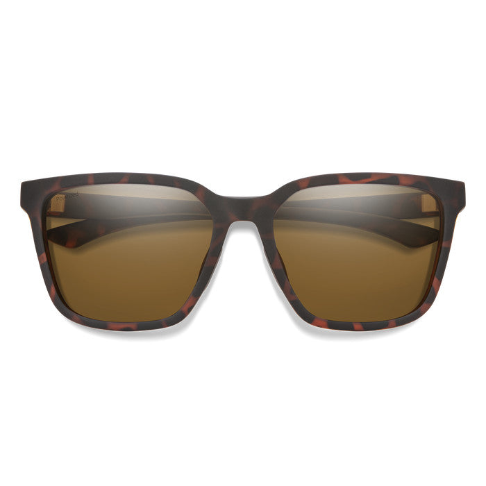 SMITH SHOUTOUT CORE MATTE TORT SUNGLASSES w/ PLR BRWN