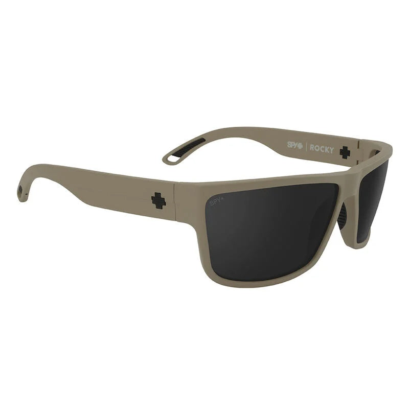 SPY ROCKY MATTE SAND SUNGLASSES w/ HAPPY GRY