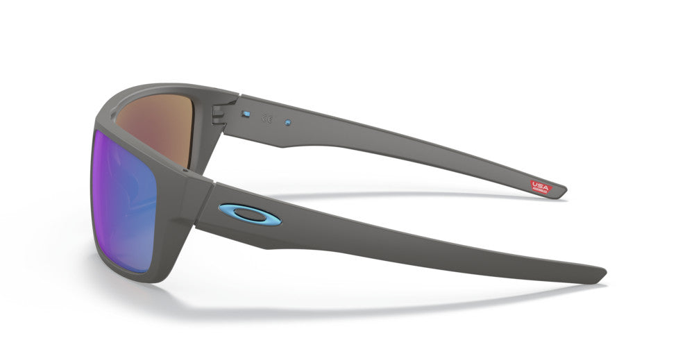 OAKLEY DROP POINT MATTE DARK GRY SUNGLASSES w/ PRIZM SAPPHIRE IRIDIUM LENS