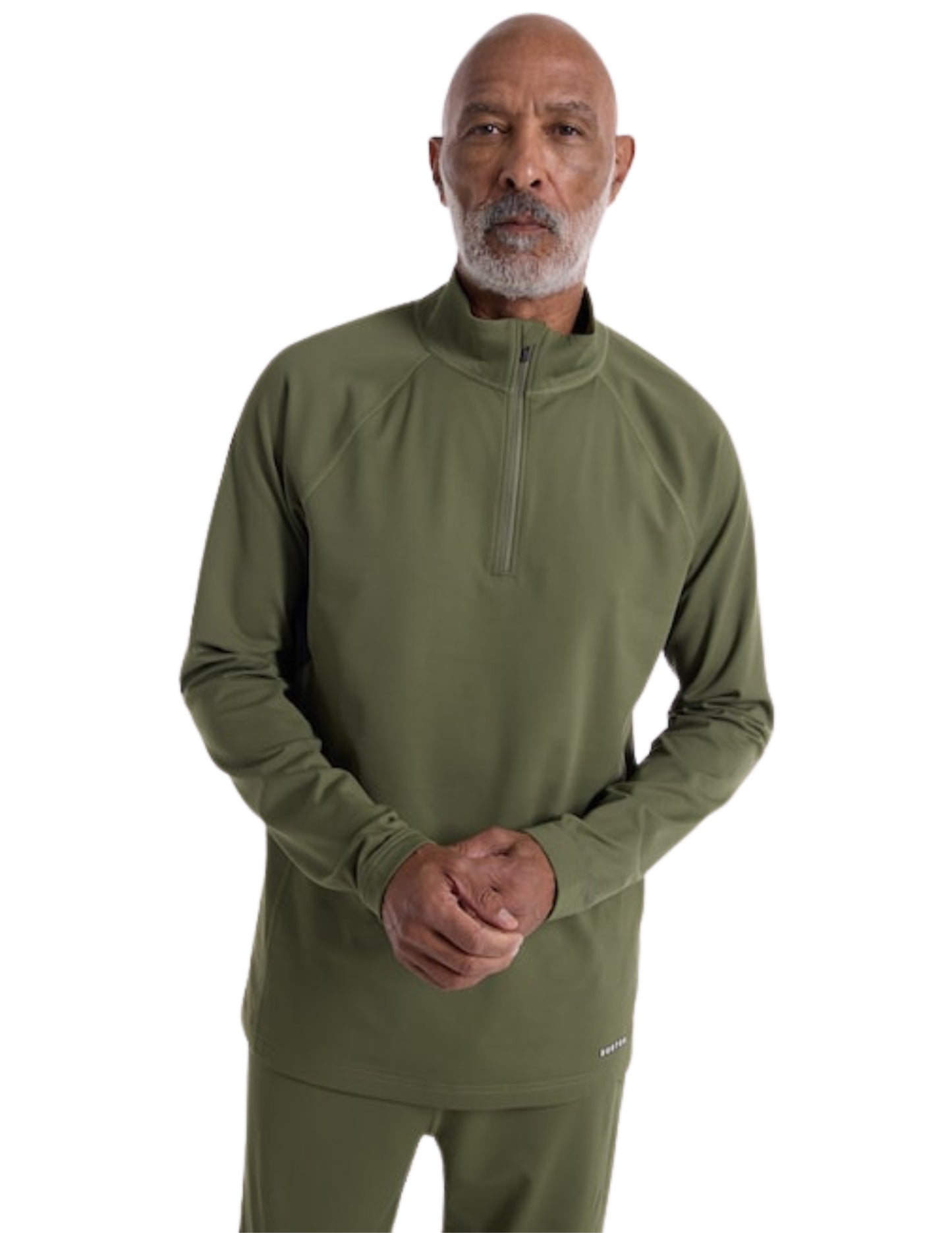 2025 BURTON HEAVYWEIGHT X QUARTER ZIP FOREST MOSS