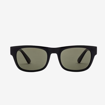 ELECTRIC POP GLOSS BLACK SUNGLASSES w/ GRY PLR LENS