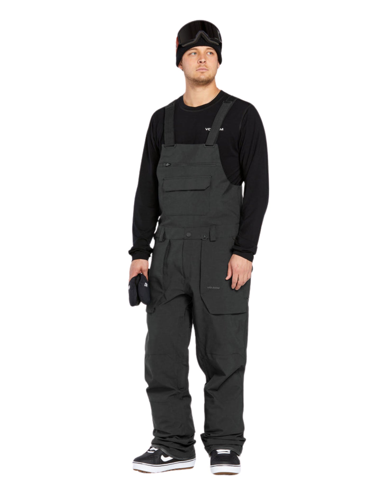 2025 VOLCOM ROAN BIB PANT OVERALL BLACK