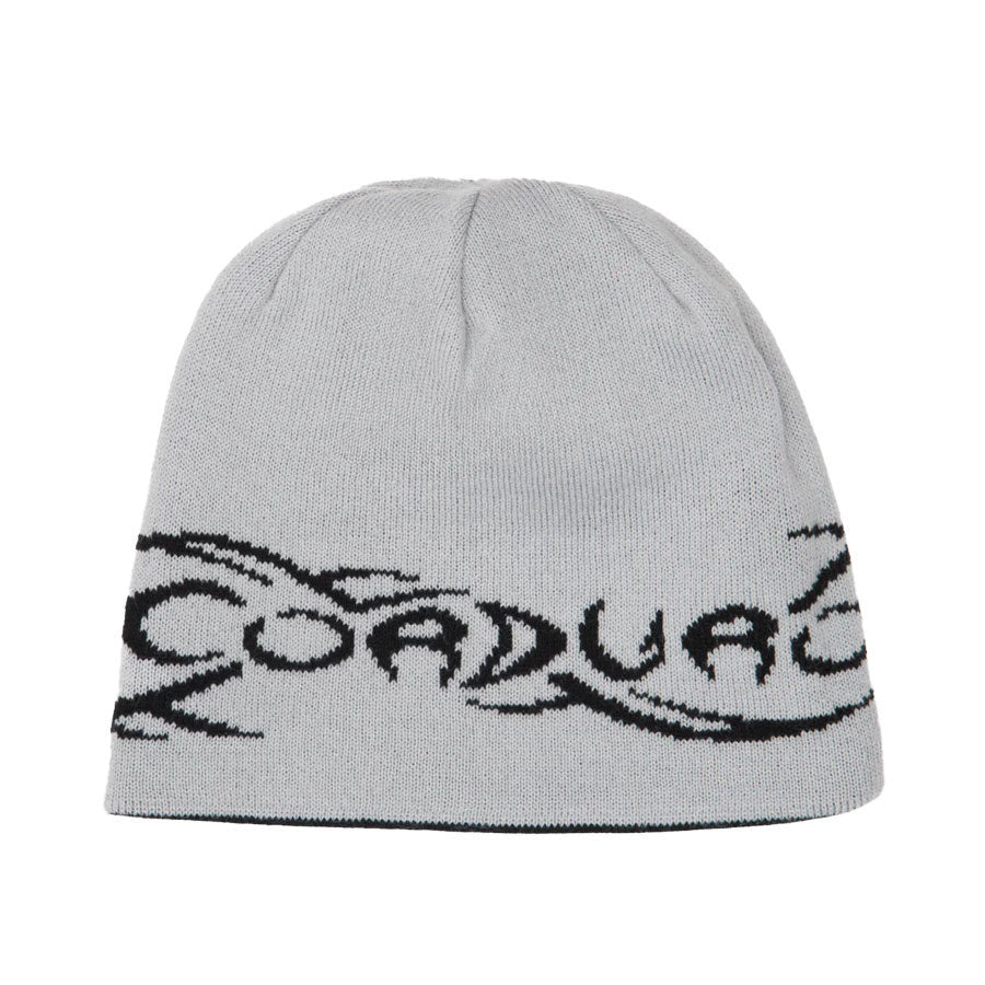 2026 CORDUROY TRIBALWIRE REVERSIBLE SKULLY BEANIE WHITE