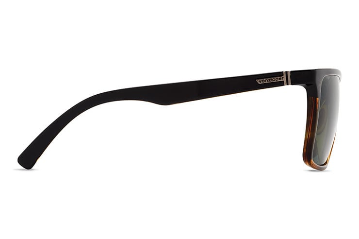 VONZIPPER LESMORE HARDLINE BLACK TORT SUNGLASSES w/ VINTAGE GRY LENS